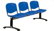 Sièges sur poutre assise polypropylène - 2 à 5 places - Classement M4