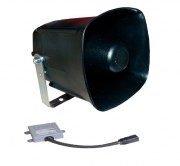 Sirène tonalité police avec haut parleur - 12V - IP66