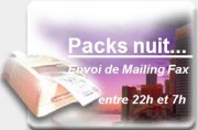 Société Fax mailing - Packs nuit - 10 000 fax