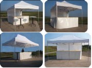 Stand buvette pliable - Dim. 3x3 à 6x4 m