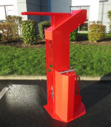 Station de gonflage et réparation vélo - 16 outils - Finition : peint ou inox poli