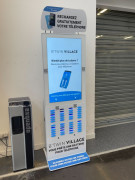 Borne de rechargement mobile avec 48 recharges externes