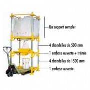 Station de vidange big bag à monter