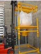 Station de vidange pour conteneur Big Bag souple avec vanne et trappe