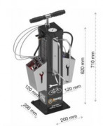 Station de réparation et gonflage vélo - Intérieur et extérieur
