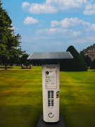 Station solaire pour la recharge des téléphones