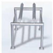 Support de soutirage à cornière pour 1 fût