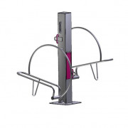 Support et station recharge extérieure pour vélo électrique