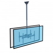 Support plafond 2 écrans dos à dos TV 37´´70´´