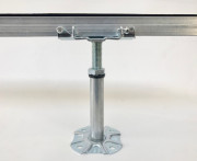 Support pour plancher à section rectangulaire