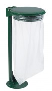 Support sac poubelle avec couvercle 110 Litres COLLECMUR - L.480 x l.410 x H.990 mm