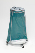 Support sac poubelle avec couvercle 120 L