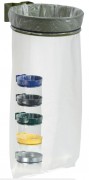 Support sac poubelle sans couvercle mural 110L ECOLLECTO EXTREME
