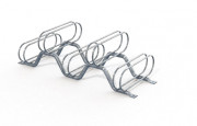 Support à vélo cintré galvanisé - 5 places - L.1200 mm