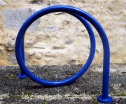 Support vélo spirale