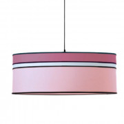 Suspension cylindrique en coton couleur