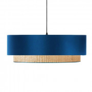 Suspension double en coton et raphia