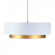 Suspension en coton et double cylindre or