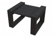 Table basse en plastique recyclé