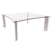 Table basse en verre pour accueil