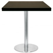 Table carrée en bois couleur acajou - T-CH18-38-74