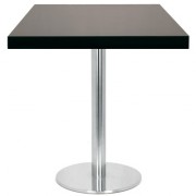 Table carrée en bois placage 60x60 cm - Aspect lisse