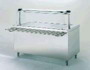 Table chauffante de self service