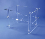 Table d'appoint en Plexiglas Amovible