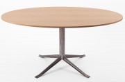 Table de bureau ovale - Dimensions: hauteur 73 cm   -  Trois tailles au choix