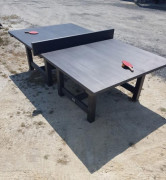 Table de ping pong en plastique recyclé pour extérieur - Dimension : 274 x 152 x 76 cm