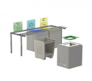 Table de tri pour restauration scolaire