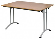 Table de réunion pliante – T3 ou T6 - Dim. 120 x 60 cm à 210 x 80 cm - Plateau mélaminé ou stratifié