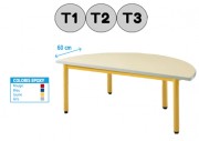 Table demi-cercle