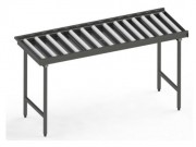 Table droite à rouleaux