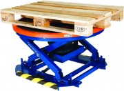 Table élévatrice à plateau tournant 360°