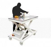 Table élévatrice de charges électrique ou hydraulique - Capacite? : 100 kg a? 2 T