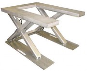 Table élévatrice extra plate en inox - 1000 kg