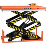 Table élévatrice fixe à double ciseaux