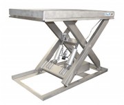 Table élévatrice simple ciseaux inox