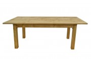 Table en bois massif à pieds rabattable - Table est réalisée en bois d’épicéa massif
