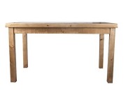 Table en bois sur-mesure - Fabrication sur-mesure  -  Disponible en bois ancien ou bois effet vieilli