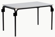 Table en kit démontable - Dimensions plateau : 120 x 80 cm - Mélaminé chant PVC