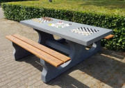 Table multi-jeux pour extérieur
