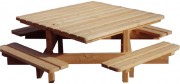 Table pique nique en bois 