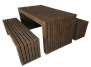 Table pique nique en plastique recyclé 1500mm