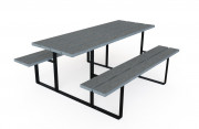 Table pique nique en plastique recyclé 1800 mm