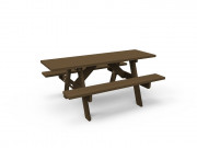 Table pique nique plastique recyclé 4 places