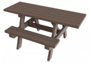 Table pique-nique PMR en plastique recyclé