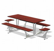 Table pique nique stratifié