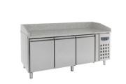 Table pizza réfrigérée 3 portes - 580 L - 230V - l.2025 x P.800 x H.1000 mm - Combisteel